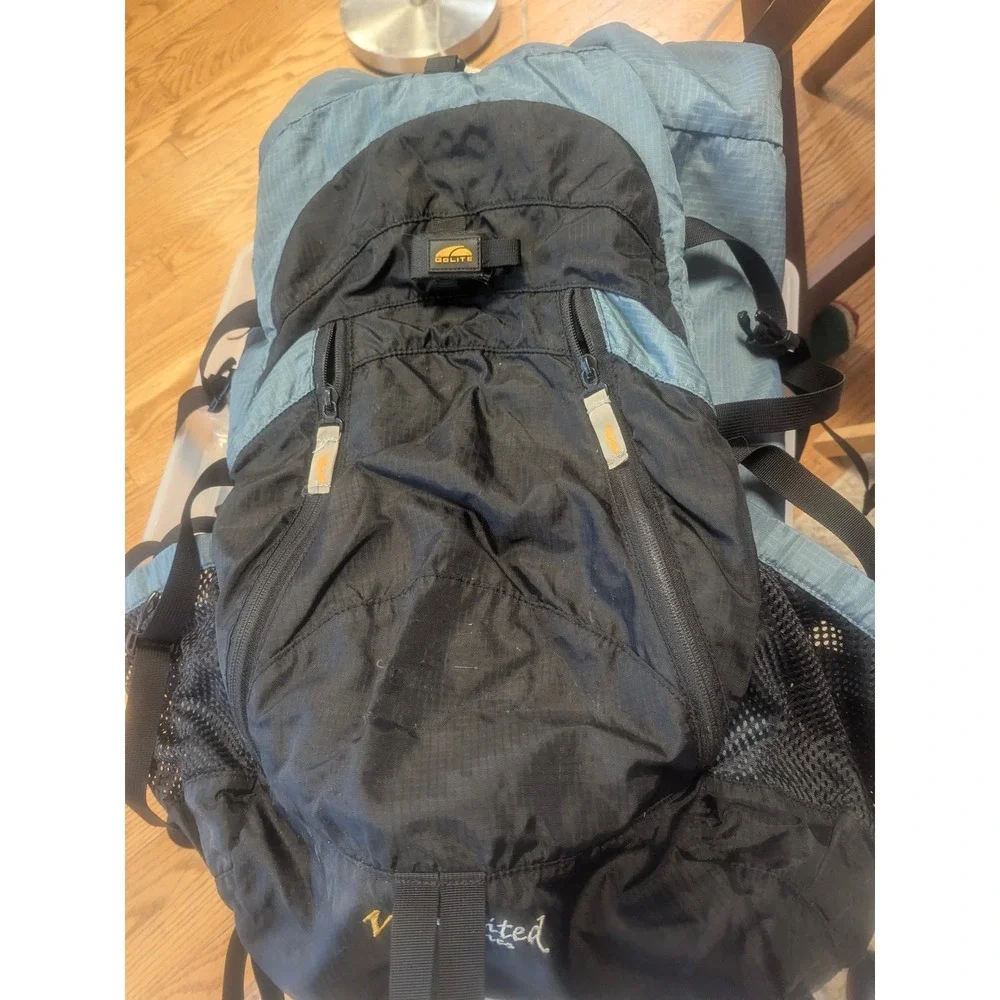 GoLite Perspective Unlimited Series Hiking Backpack Medium Blue Black Vintage